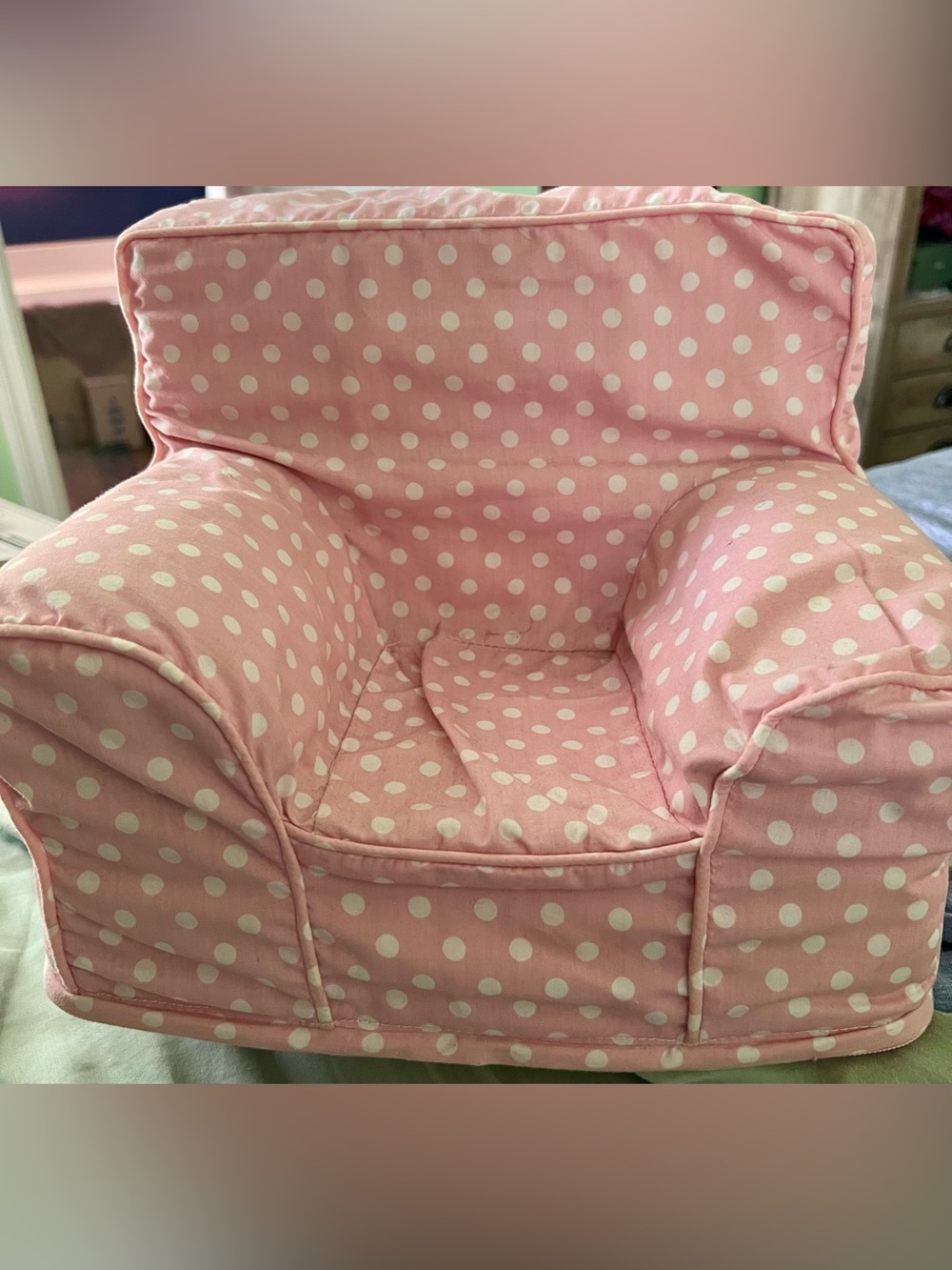 Pottery Barn Kids doll size anywhere chair - American Girl